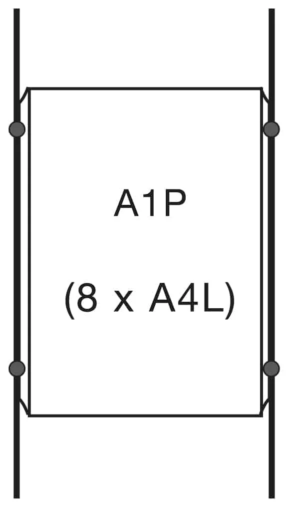 Wall Mounted Cable Hanging Poster Frames