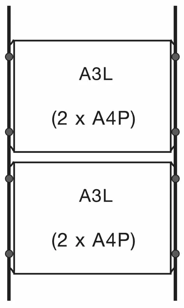 Wall Mounted Cable Hanging Poster Frames