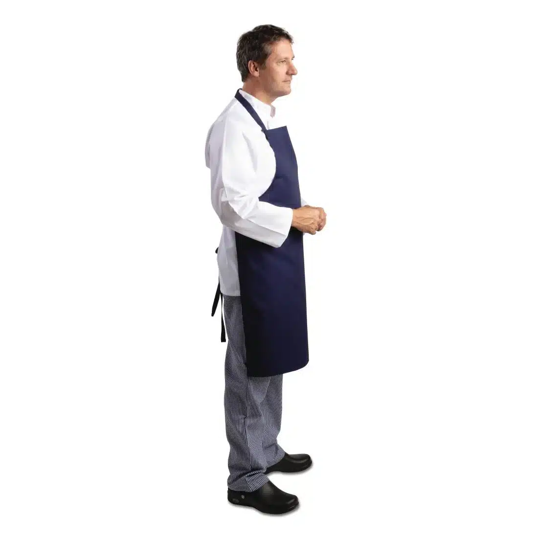 Whites Bib Apron Navy Blue - Image 3