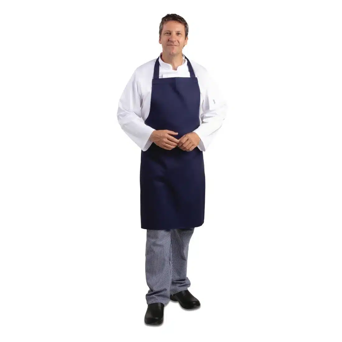Whites Bib Apron Navy Blue - Image 2