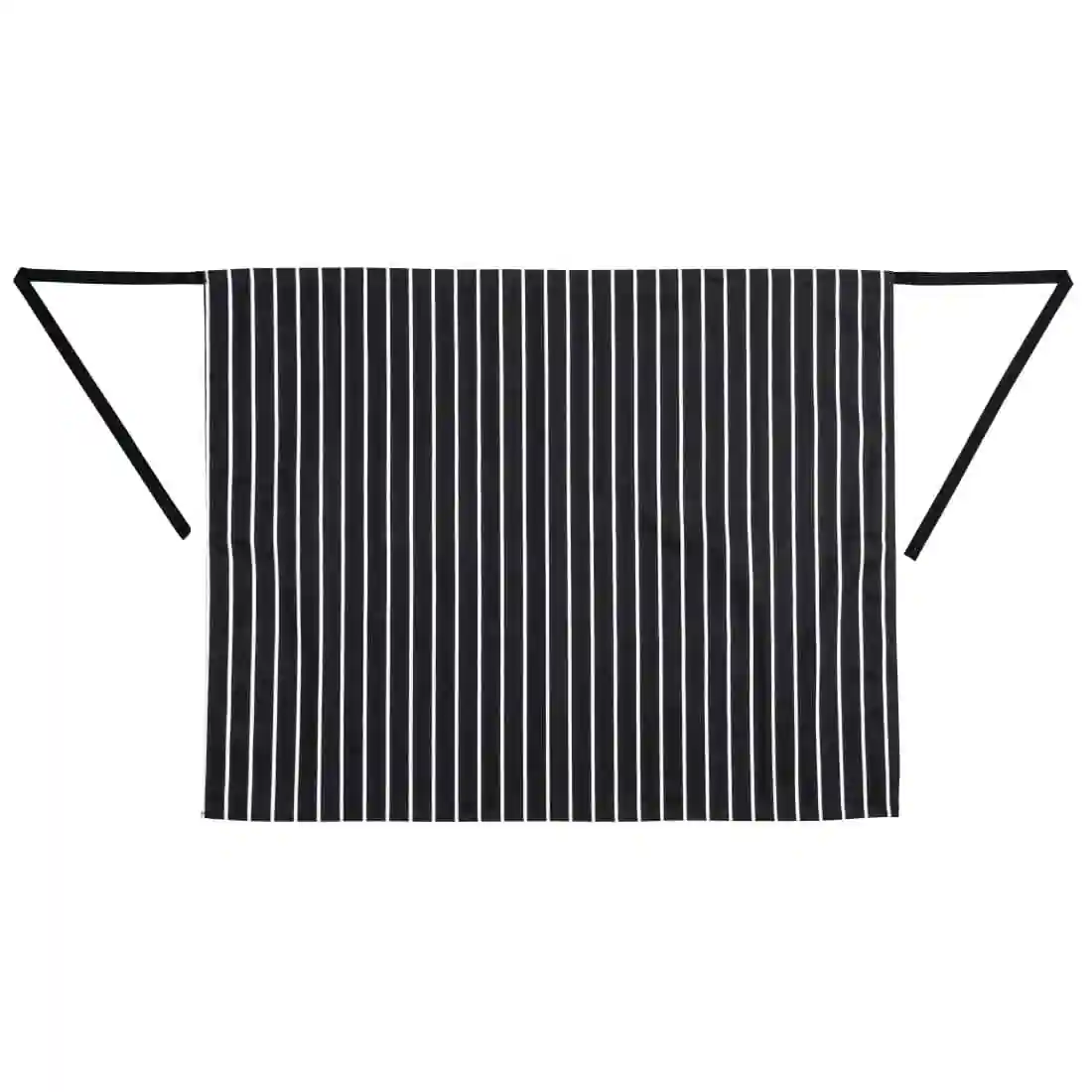 Whites Butchers Waist Apron Black and White Stripe - Image 7