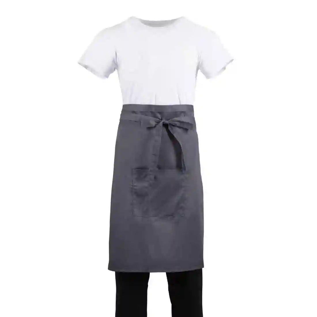 Whites Regular Bistro Apron Charcoal