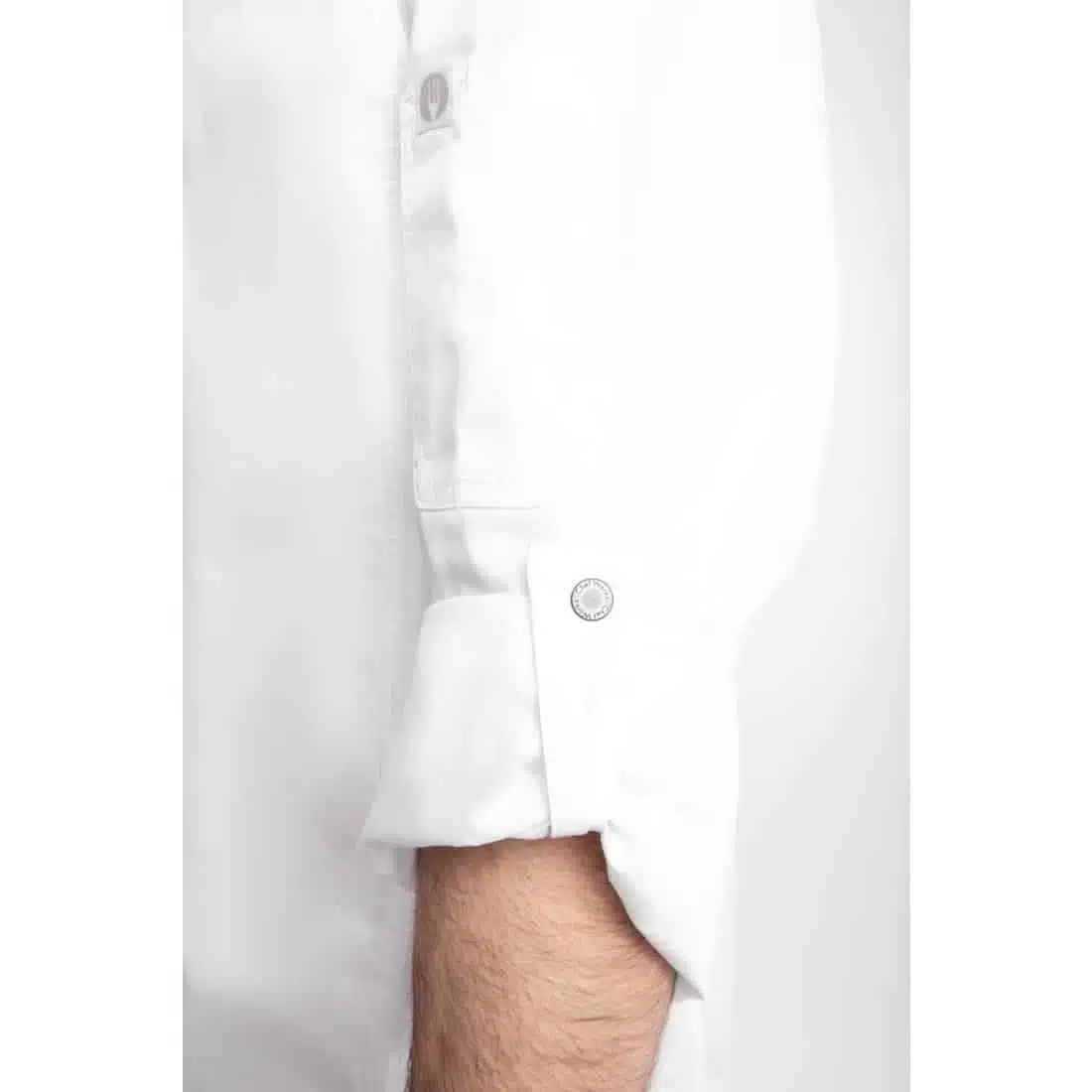 Chef Works Unisex Hartford Lightweight Chef Jacket White - Image 1