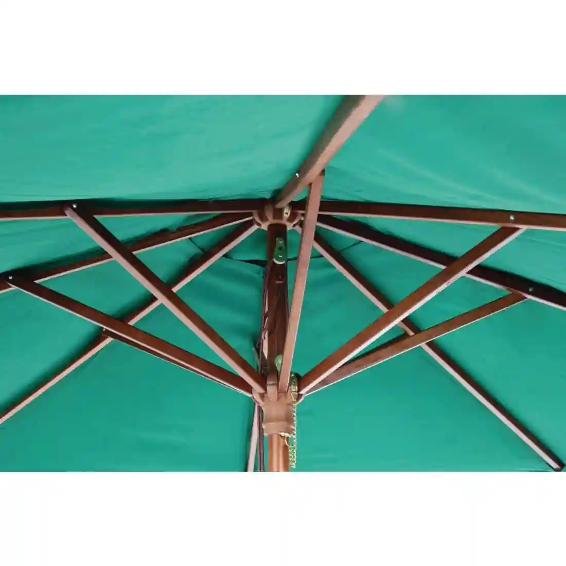 Bolero Round Parasol 2.5m Diameter Green - Image 8