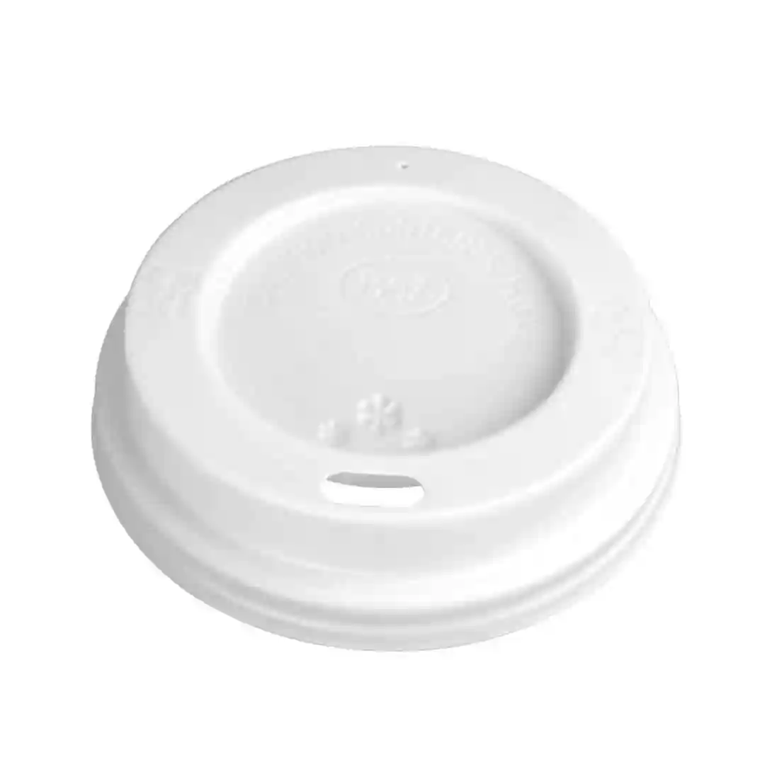 Fiesta Recyclable Coffee Cup Lids White 225ml / 8oz (Pack of 1000) - Image 1