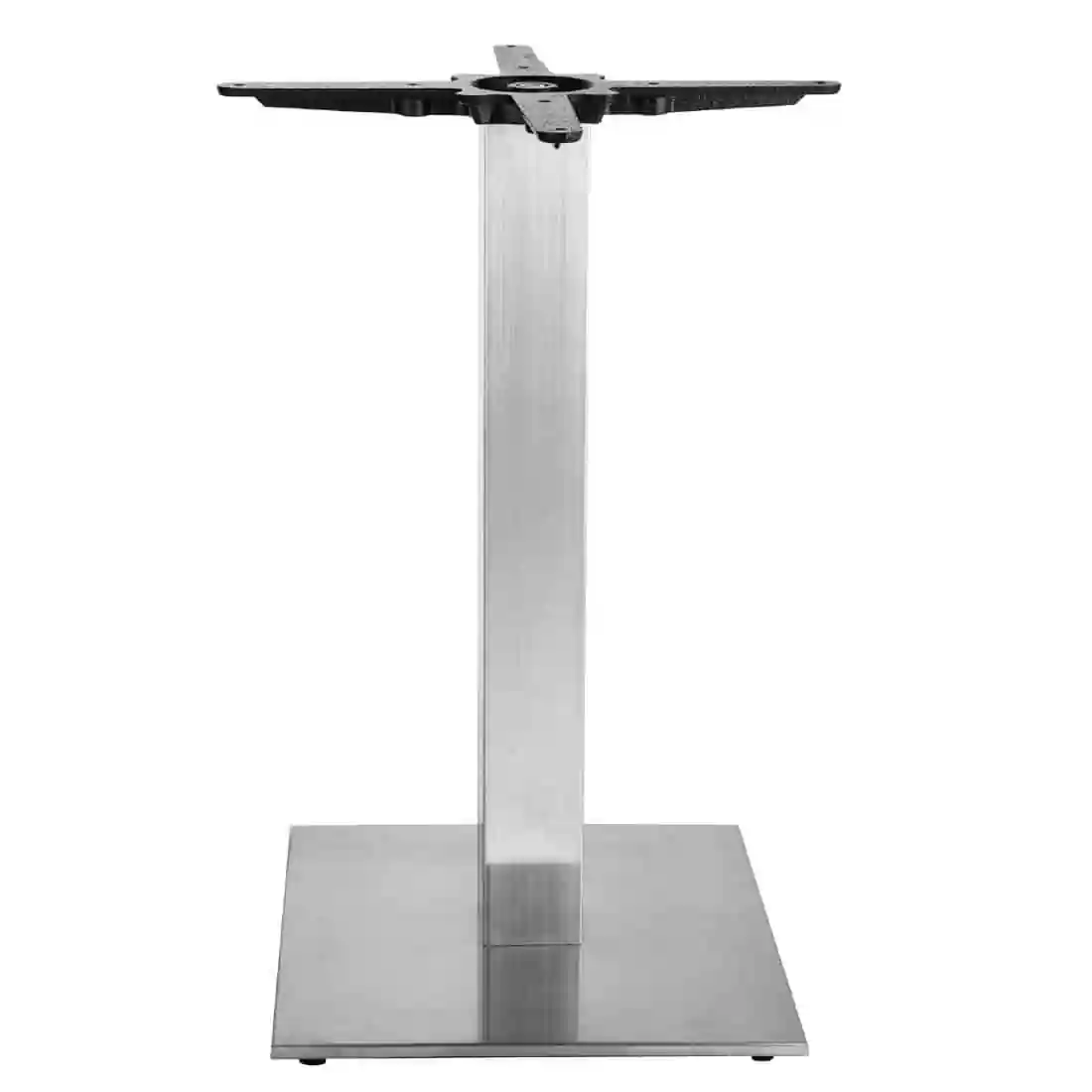 Bolero Stainless Steel Square Table Base - Image 1