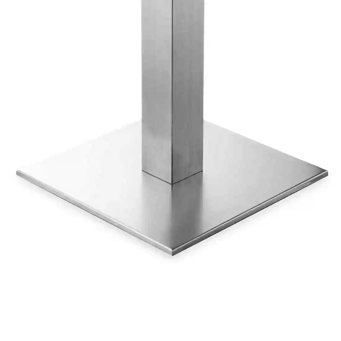 Bolero Stainless Steel Square Table Base - Image 5