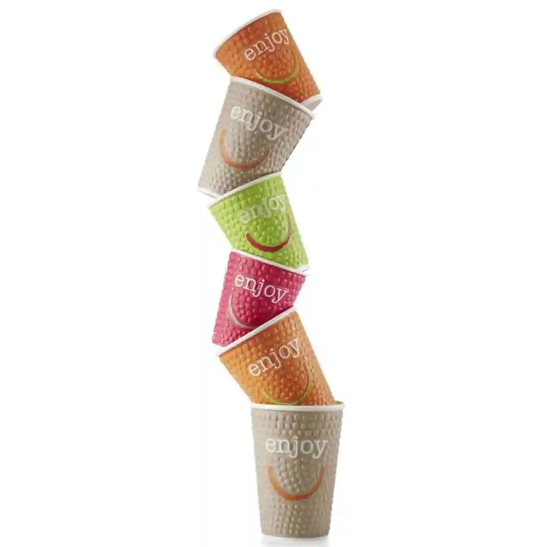 Huhtamaki Enjoy Double Wall Disposable Hot Cups 340ml / 12oz (Pack of 680) - Image 1