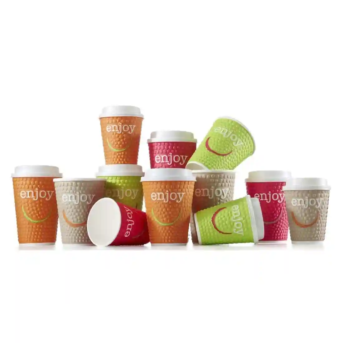 Huhtamaki Enjoy Double Wall Disposable Hot Cups 455ml / 16oz (Pack of 560) - Image 10