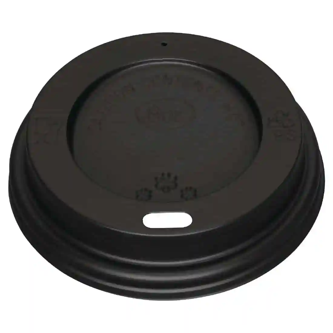 Fiesta Recyclable Coffee Cup Lids Black 225ml / 8oz (Pack of 1000) - Image 1