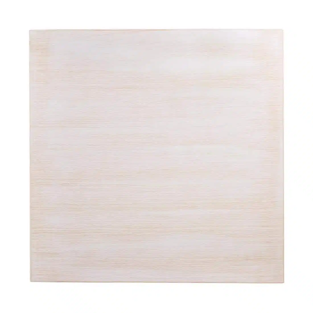 Bolero Pre-drilled Square Table Top Vintage White 700mm - Image 1