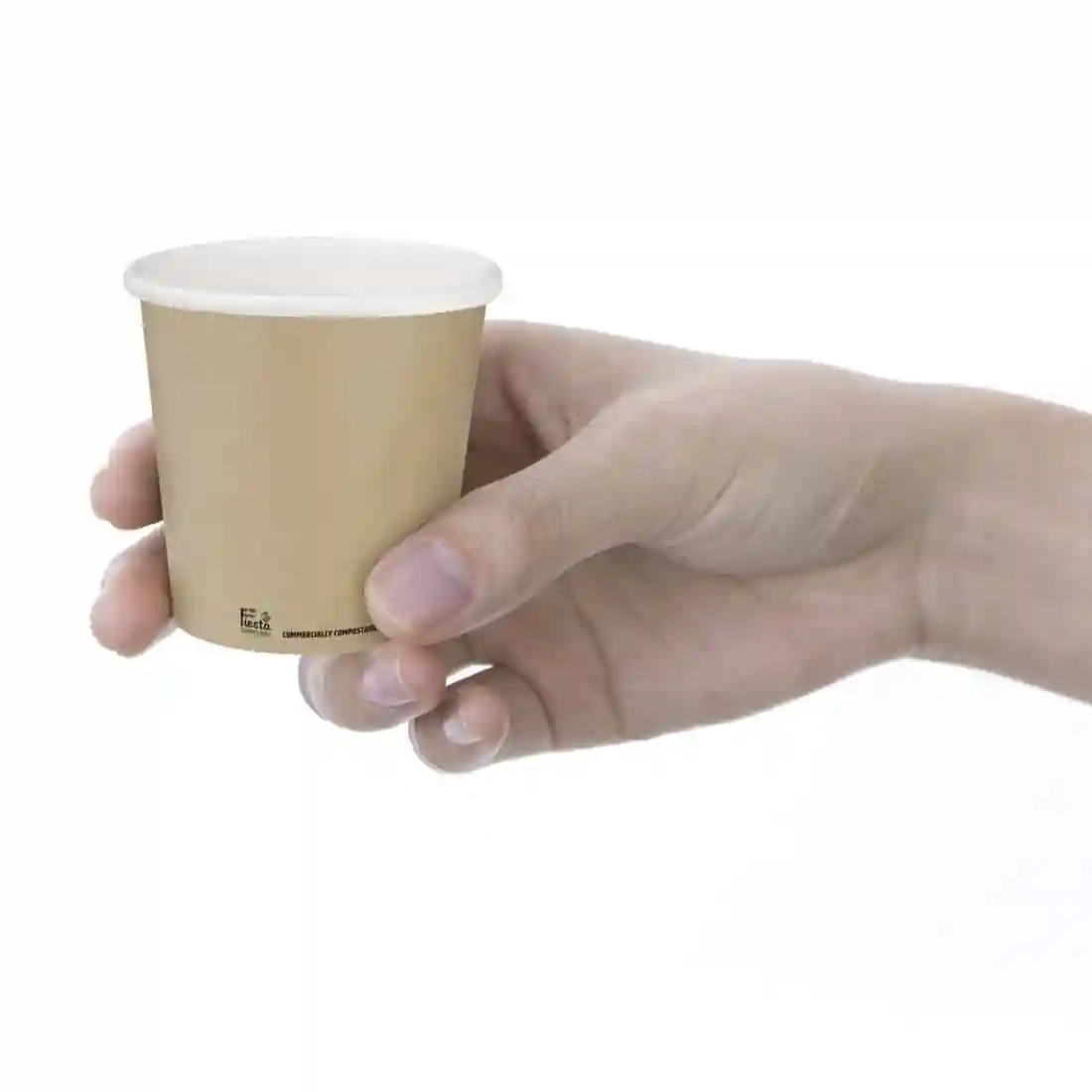Fiesta Compostable Espresso Cups Single Wall 113ml (Pack of 50) - Image 3