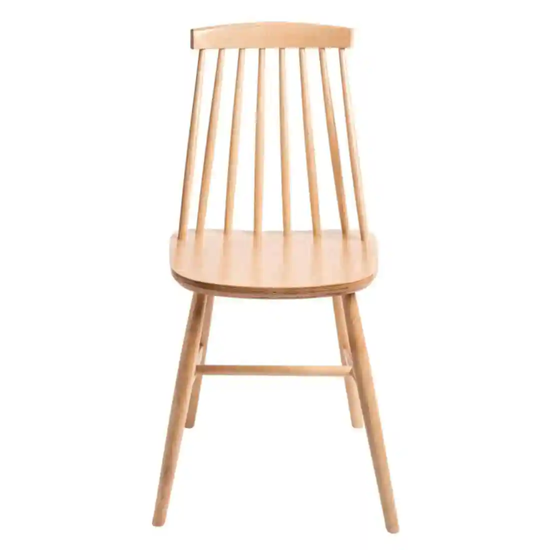 Fameg Farmhouse Angled Side Chairs Natural Beech (Pack of 2) - Image 3