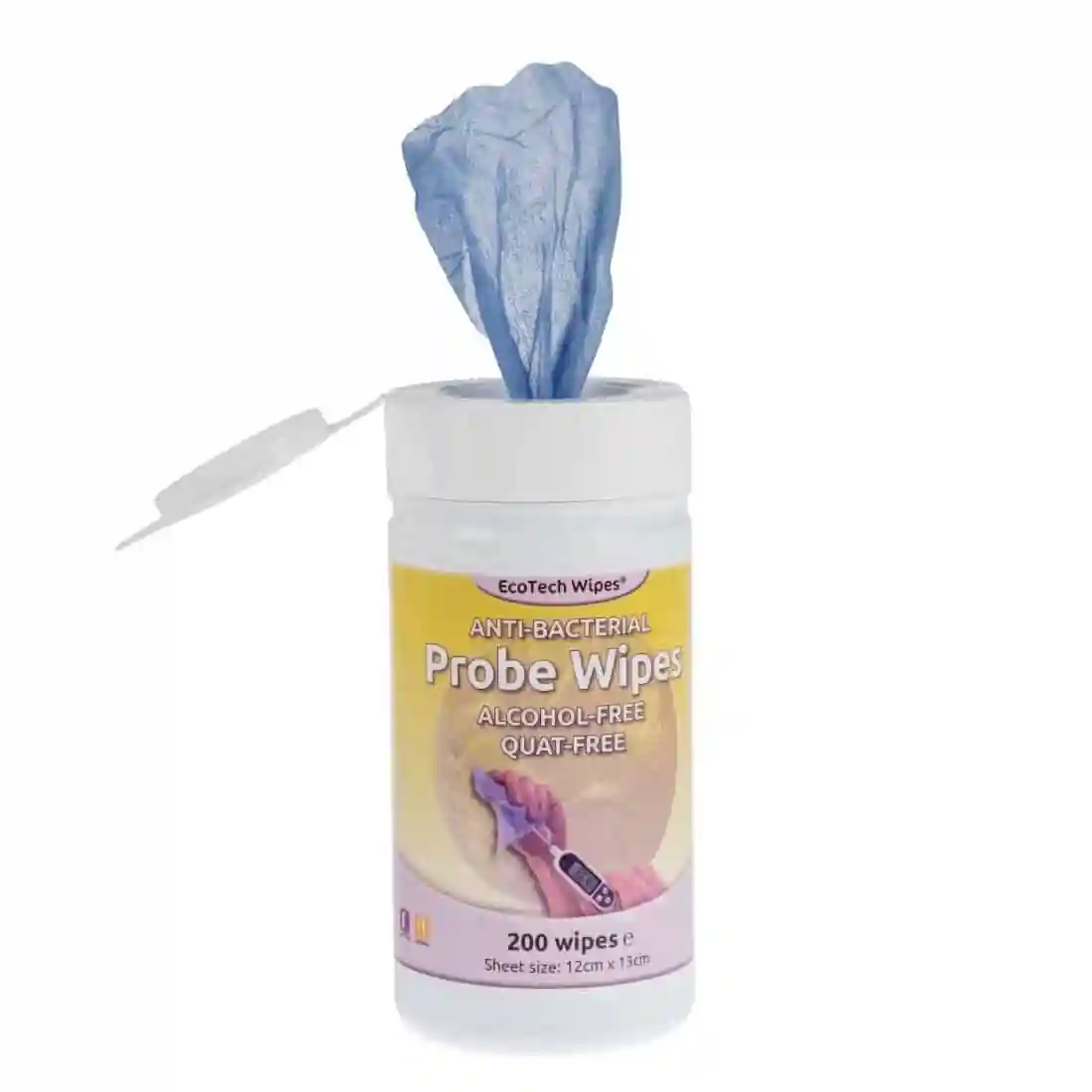 Alcohol-Free Quat-Free Food Probe Wipes (Pack of 200) - Image 3