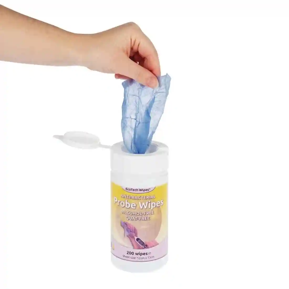 Alcohol-Free Quat-Free Food Probe Wipes (Pack of 200) - Image 4
