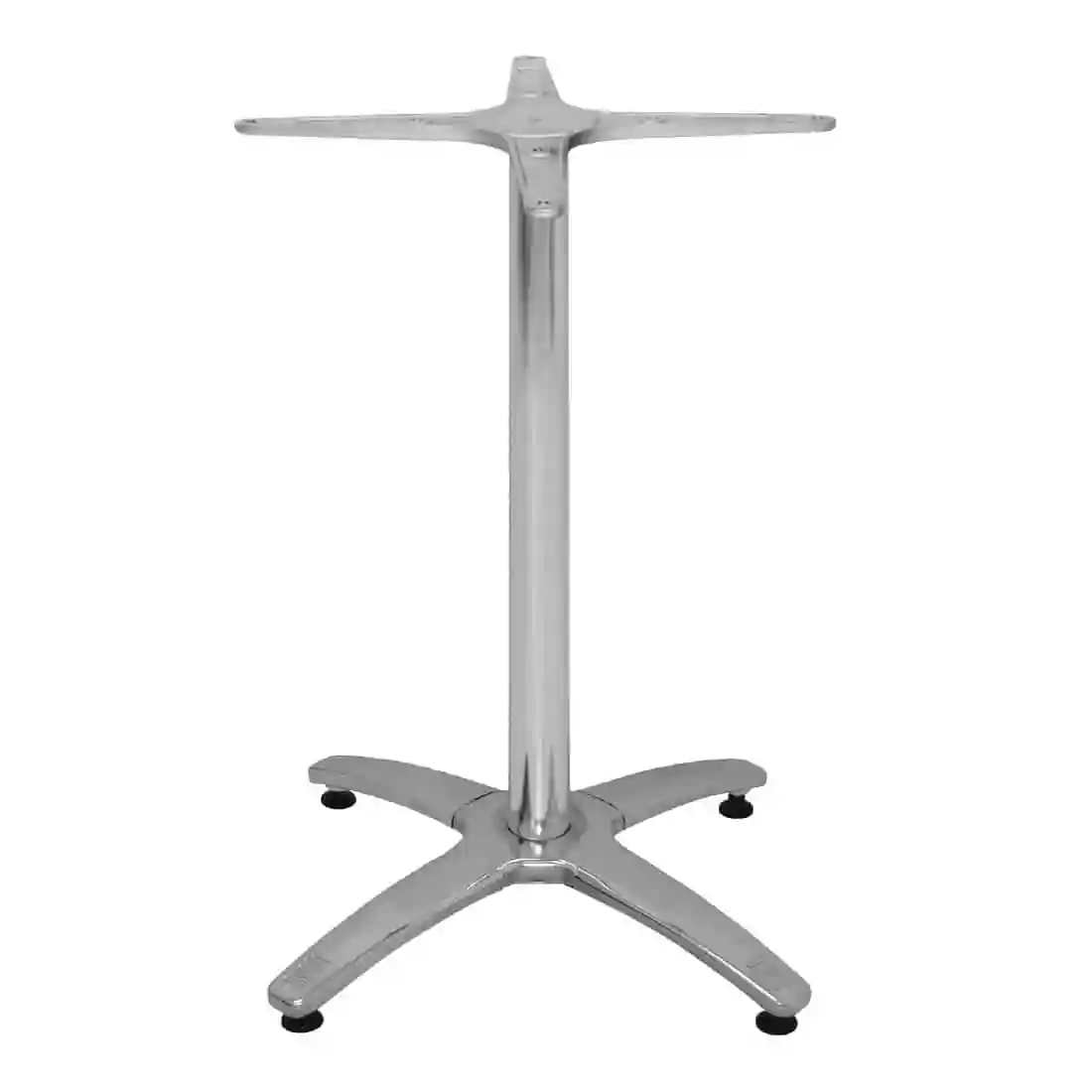 Bolero Aluminium Four Leg Table Base - Image 1
