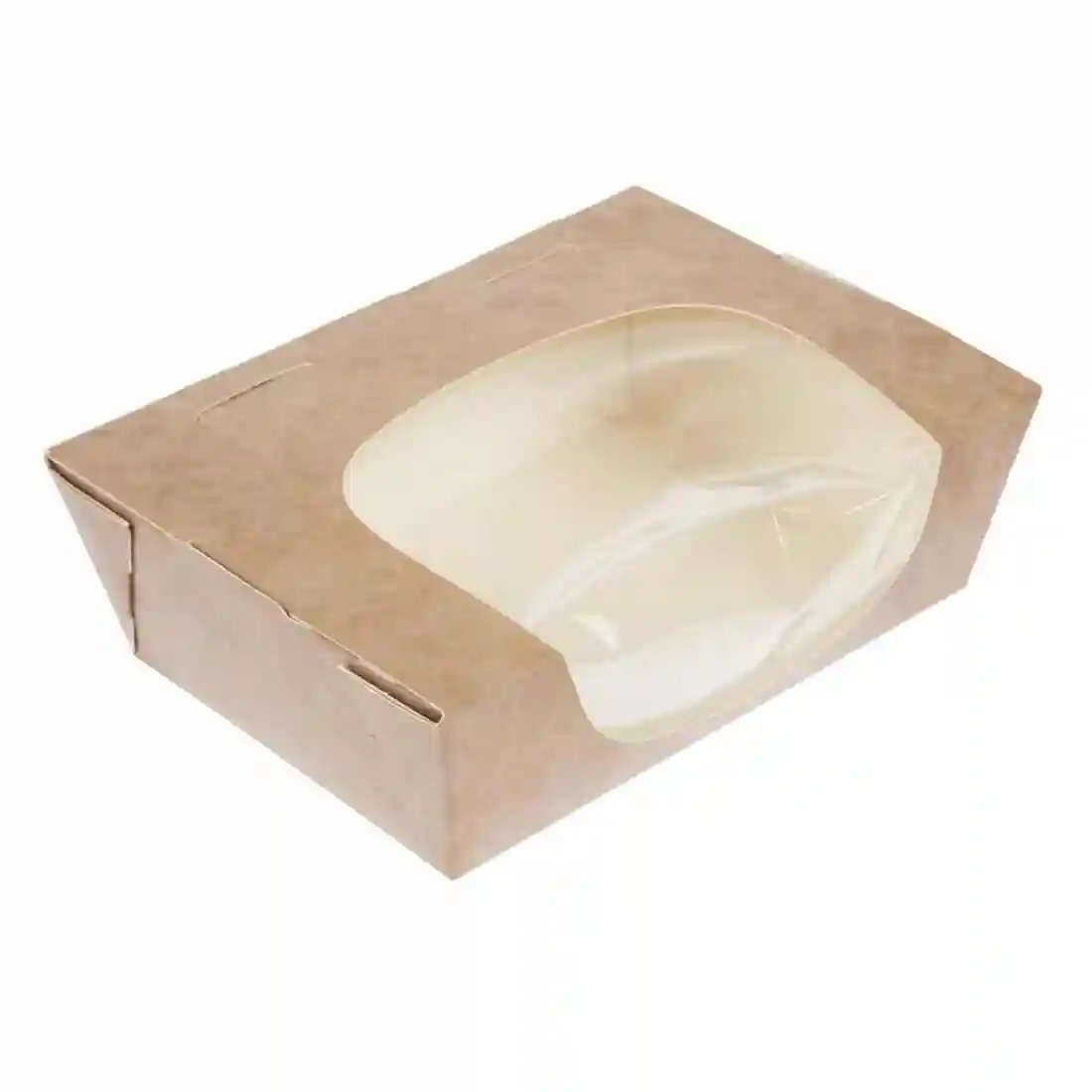 Colpac Zest Compostable Kraft Medium Salad Box 825ml/29oz (Pack of 250) - Image 1