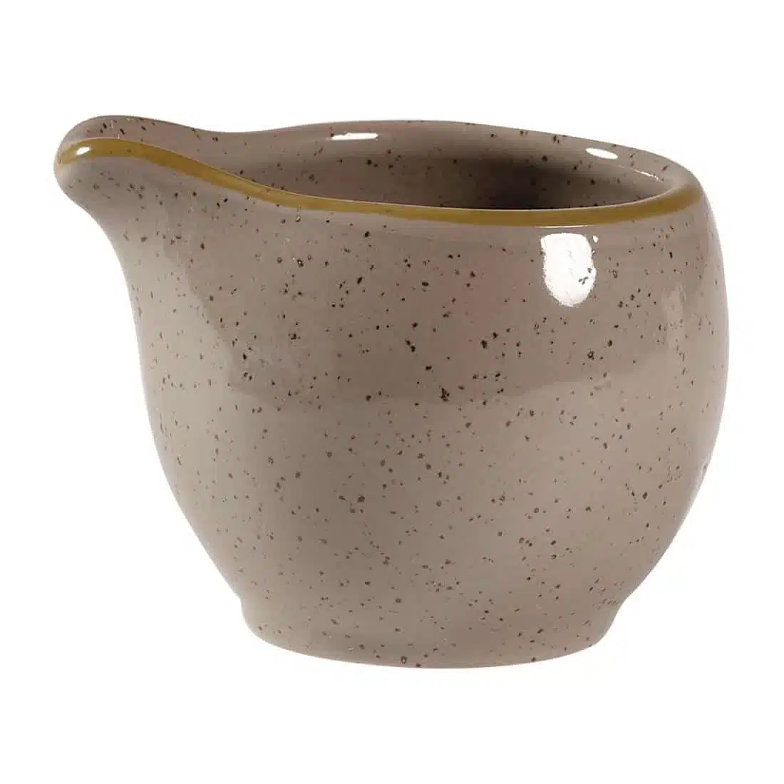 Churchill Stonecast Grey White Jugs 2oz 50mm (Pack of 12) - Image 1