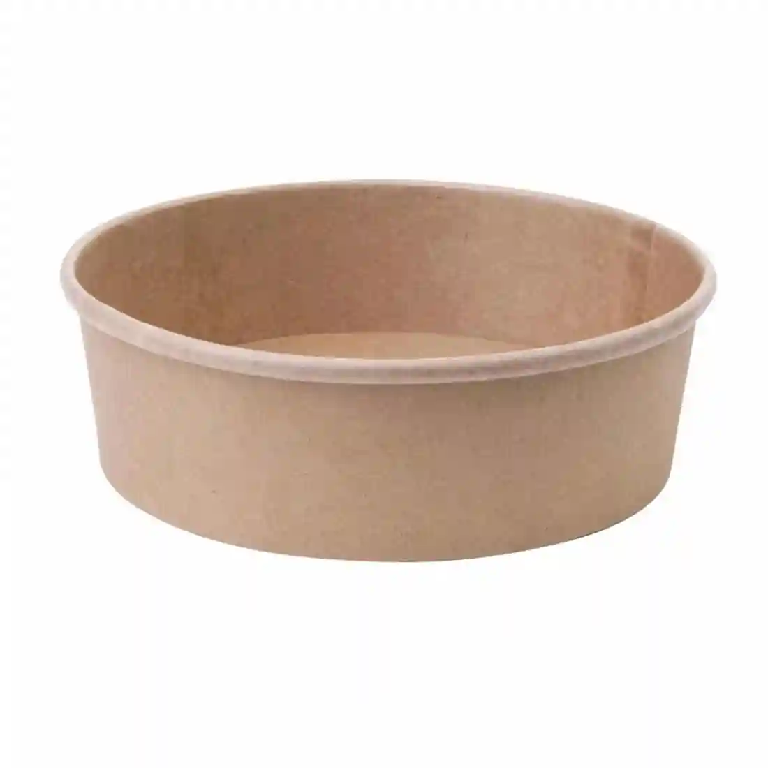 Fiesta Compostable Round Kraft Salad Bowls 500ml / 18oz (Pack of 300) - Image 1
