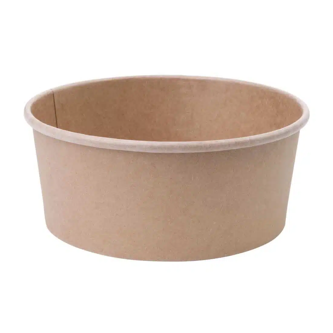 Fiesta Compostable Round Kraft Salad Bowls 750ml / 26oz (Pack of 300) - Image 1