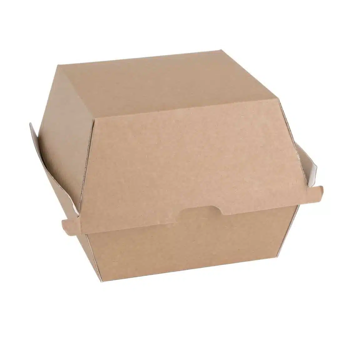 Fiesta Compostable Kraft Burger Boxes Large 112mm (Pack of 150) - Image 1