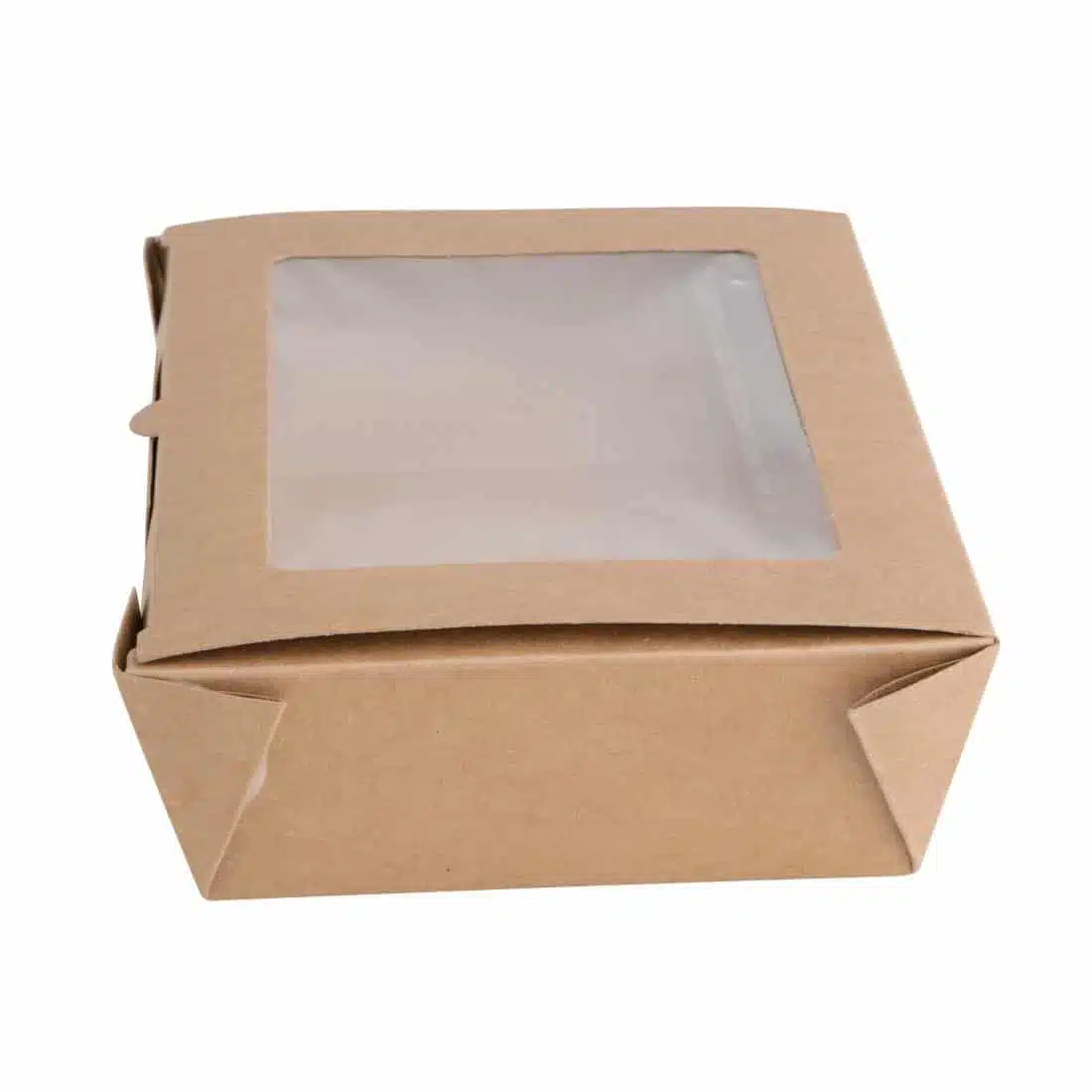 Fiesta Compostable Salad Boxes with PLA Windows 700ml (Pack of 200) - Image 3