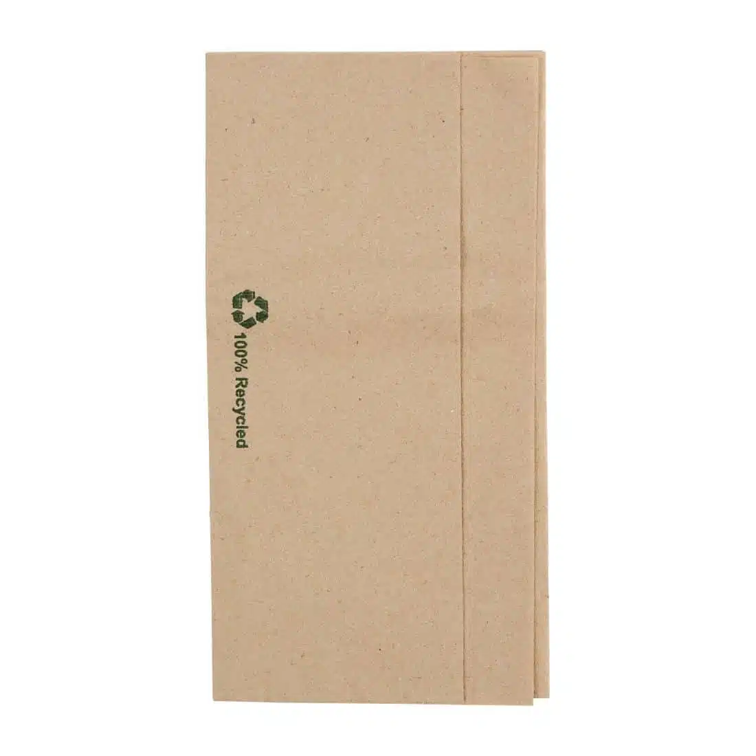Fiesta Recyclable Recycled Lunch Napkin Kraft 32x30cm 1ply Dispenser Fold (Pack of 6000) - Image 1