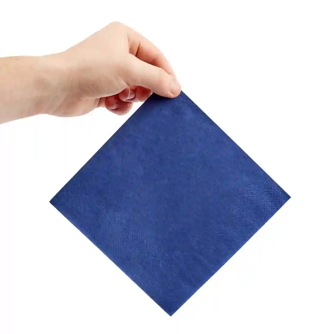 Fiesta Recyclable Lunch Napkin Blue 33x33cm 2ply 1/4 Fold (Pack of 2000) - Image 3