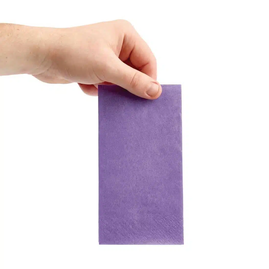 Fiesta Recyclable Lunch Napkin Plum 33x33cm 2ply 1/8 Fold (Pack of 2000) - Image 3