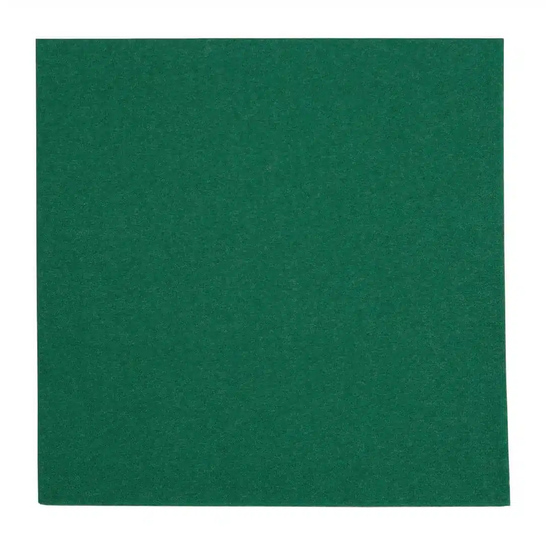 Fiesta Recyclable Dinner Napkin Dark Green 40x40cm 2ply 1/4 Fold (Pack of 2000) - Image 1