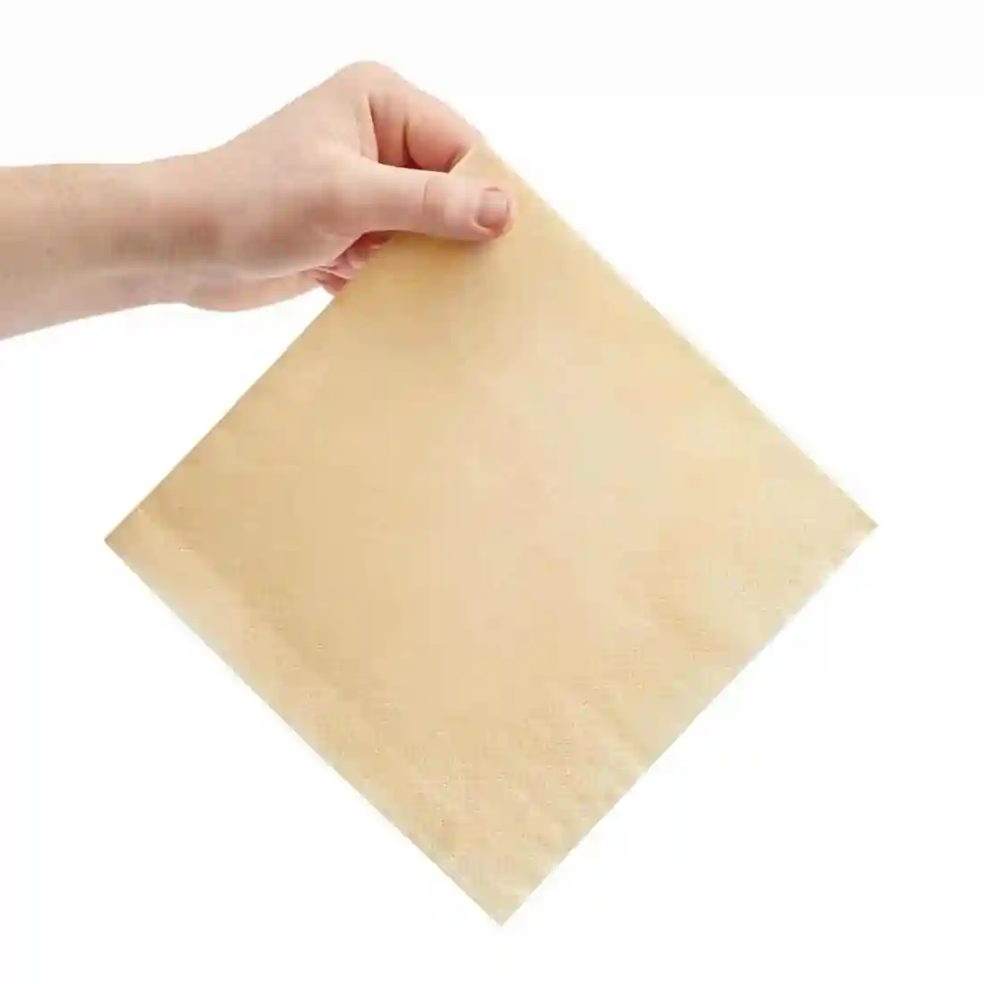 Fiesta Recyclable Dinner Napkin Cream 40x40cm 3ply 1/4 Fold (Pack of 1000) - Image 3
