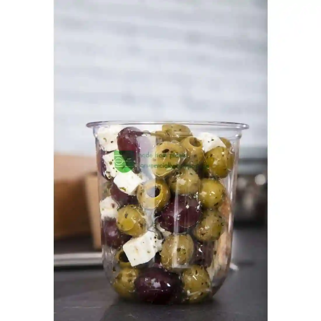 Vegware 96-Series Compostable PLA Deli Pots 16oz (Pack of 1000) - Image 5