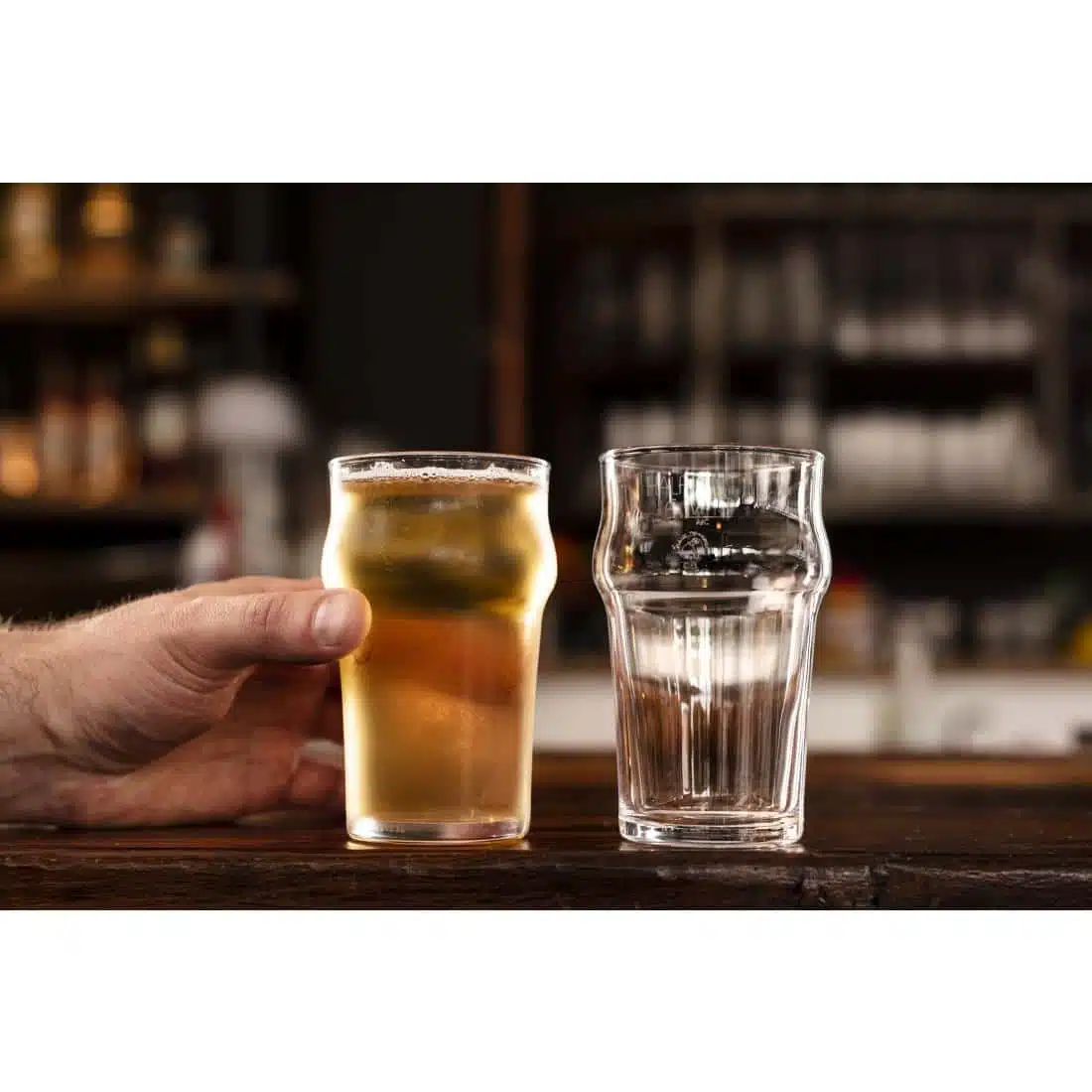 Arcoroc Nonic Beer Glasses 295ml CE Marked (24 Pack) - Image 2