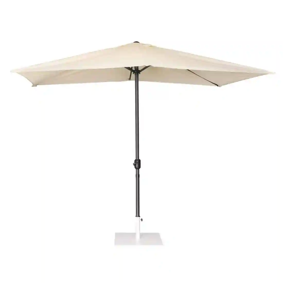 Bolero Seville Square Parasol 2x3m Cream - Image 1