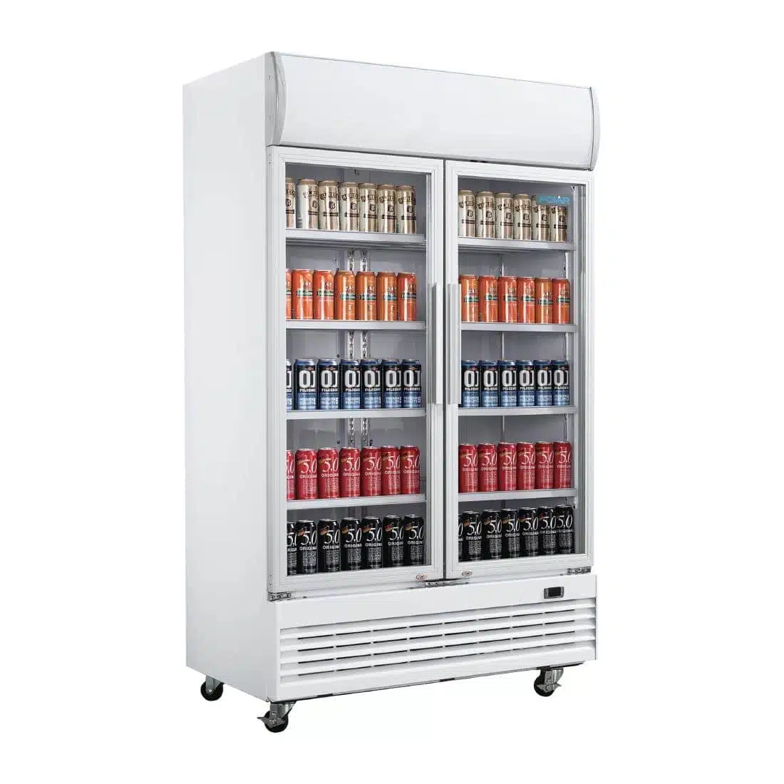 Polar G-Series Upright Display Cooler with Light Box 950Ltr