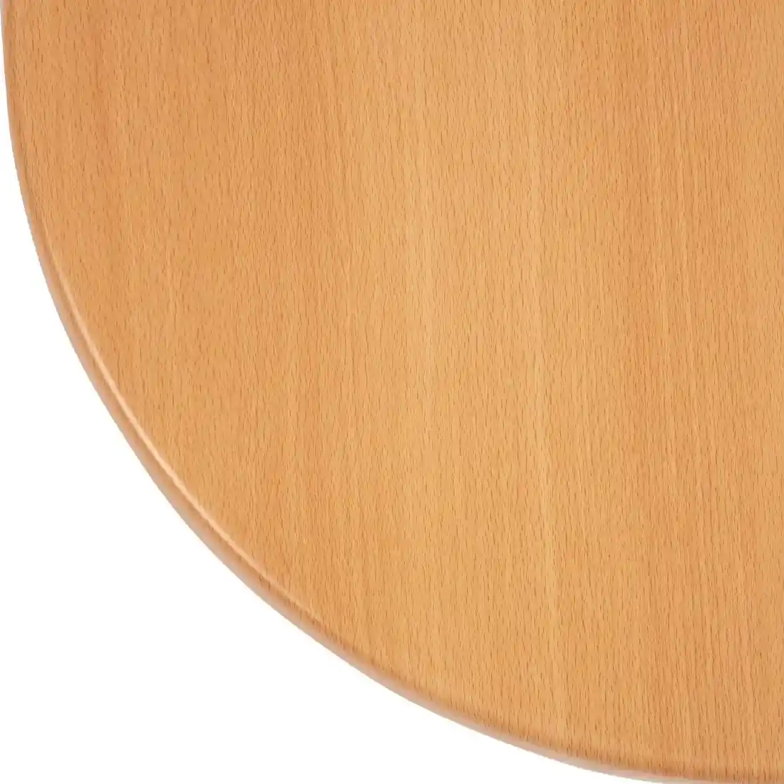 Bolero Pre-drilled Round Tabletop Beech Effect 600mm - Image 3