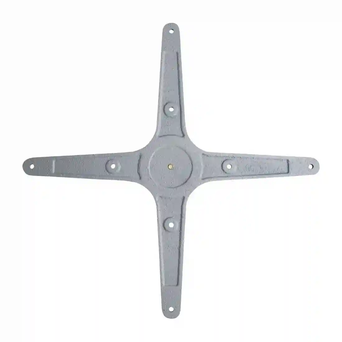 Bolero Brushed Aluminium Four Leg Table Base - Image 4