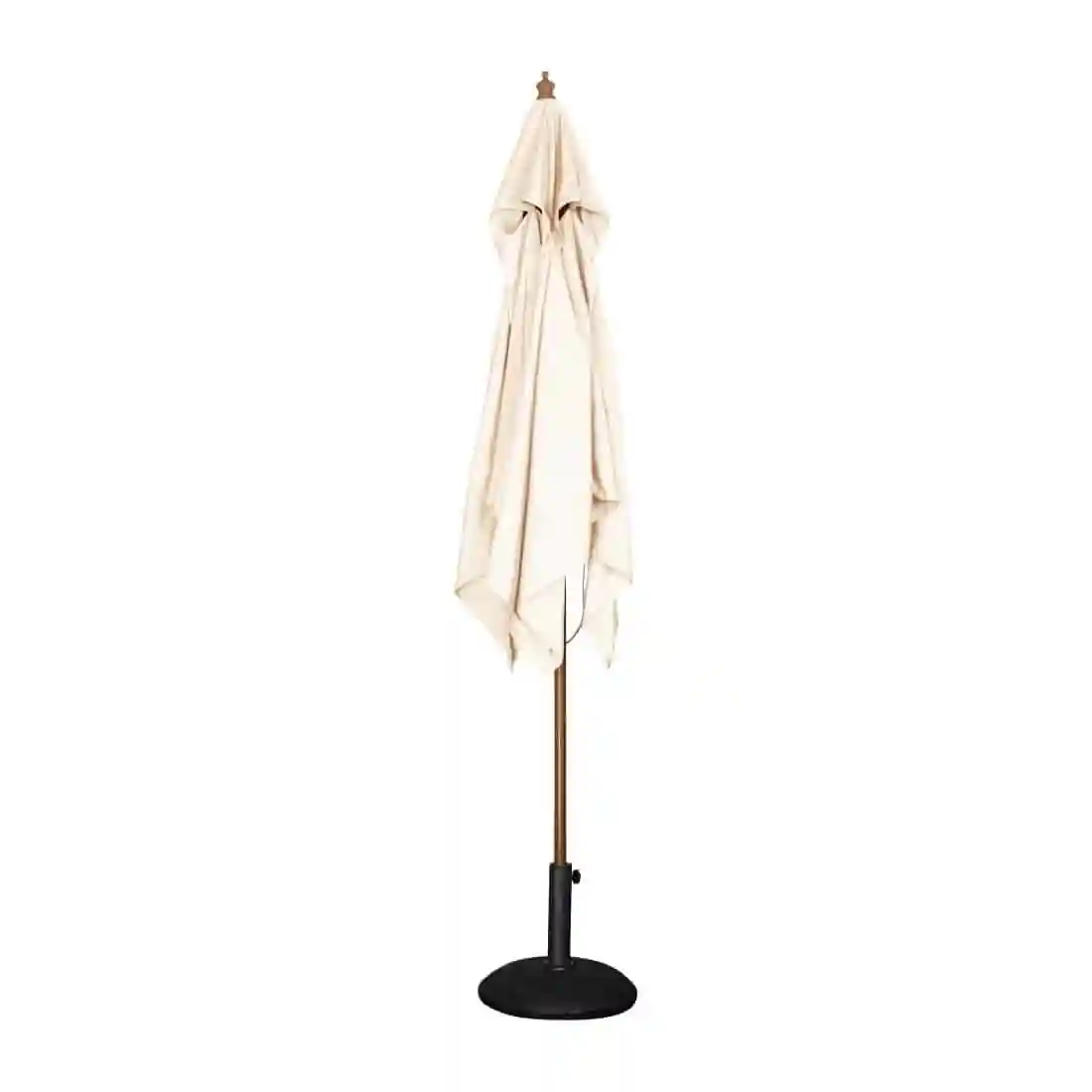 Bolero Square Pulley Parasol 2.5m Diameter Cream - Image 2