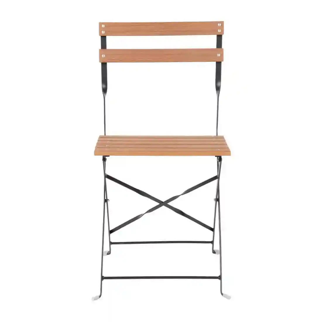 GJ766 - Bolero Faux Wood Bistro Chair (Pack 2) - Image 3