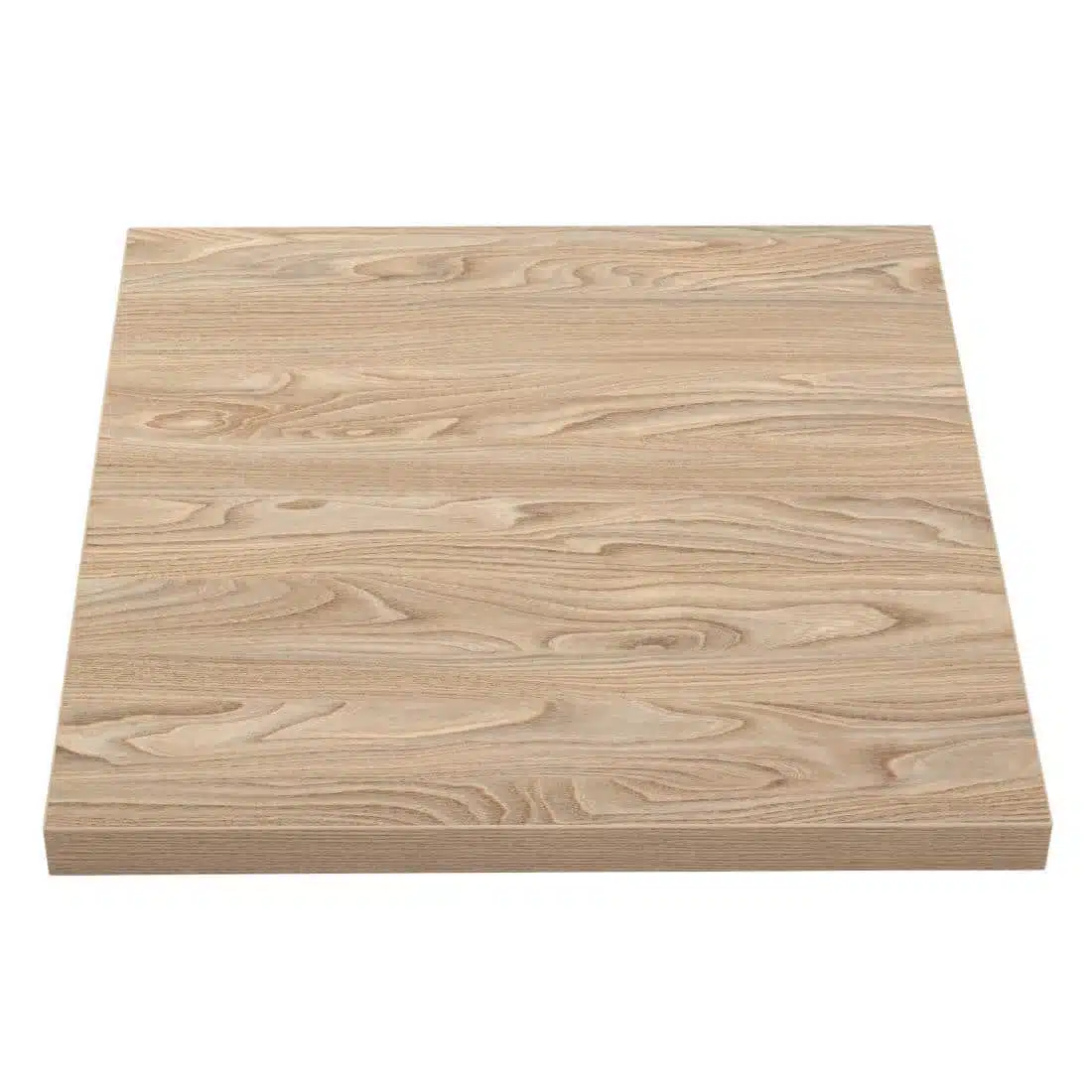 Bolero Pre-drilled Square Tabletop Antique Natural 700mm - Image 1