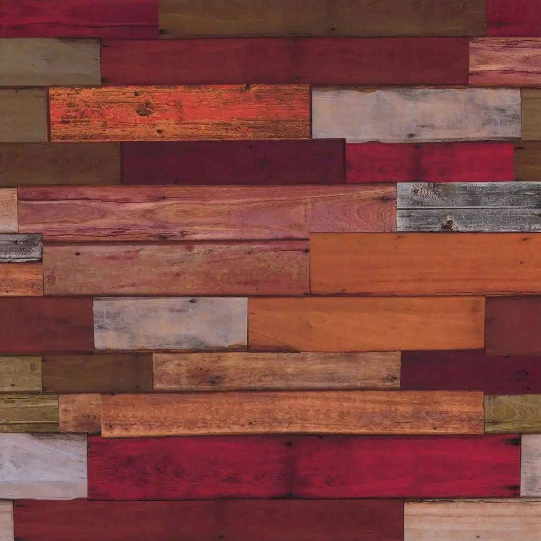 Werzalit Pre-drilled Square Table Top Blanchas Red 600mm - Image 1