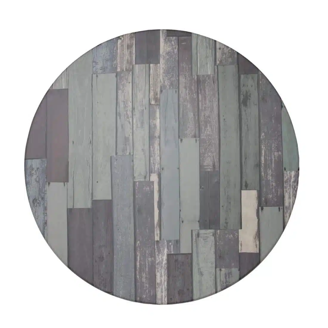 Werzalit Round 700mm Table Top Blanchas Blue - Image 1