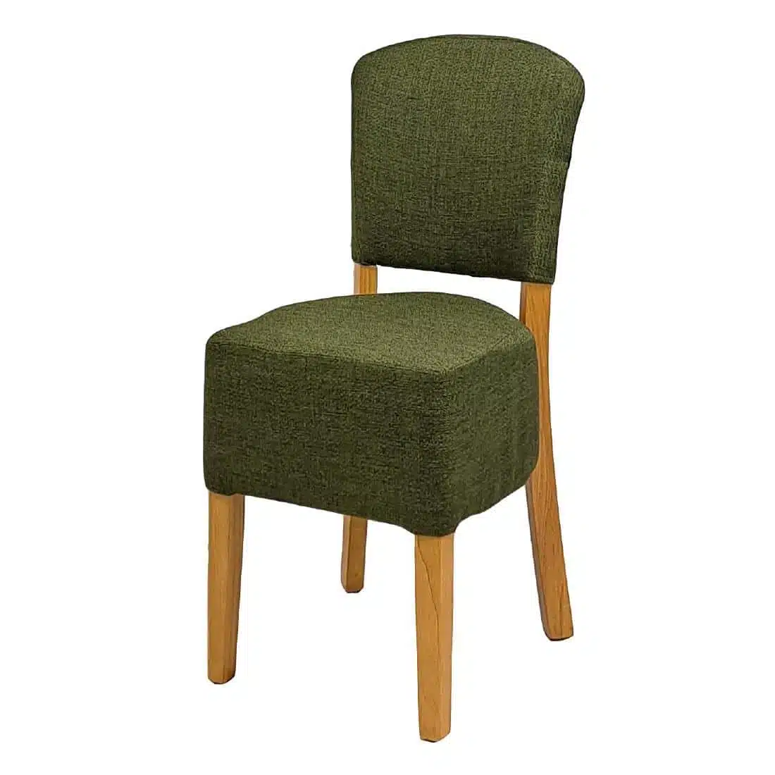 Hanoi Dining Chair In Soft Oak with Shetland Forest Seatpad (Pack of 2) - Image 1