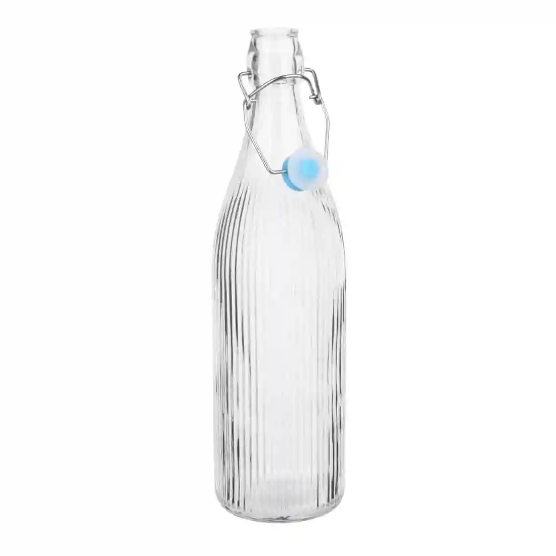 Olympia Ridged Swing Top Water Bottles 1Ltr (6 Pack) - Image 2
