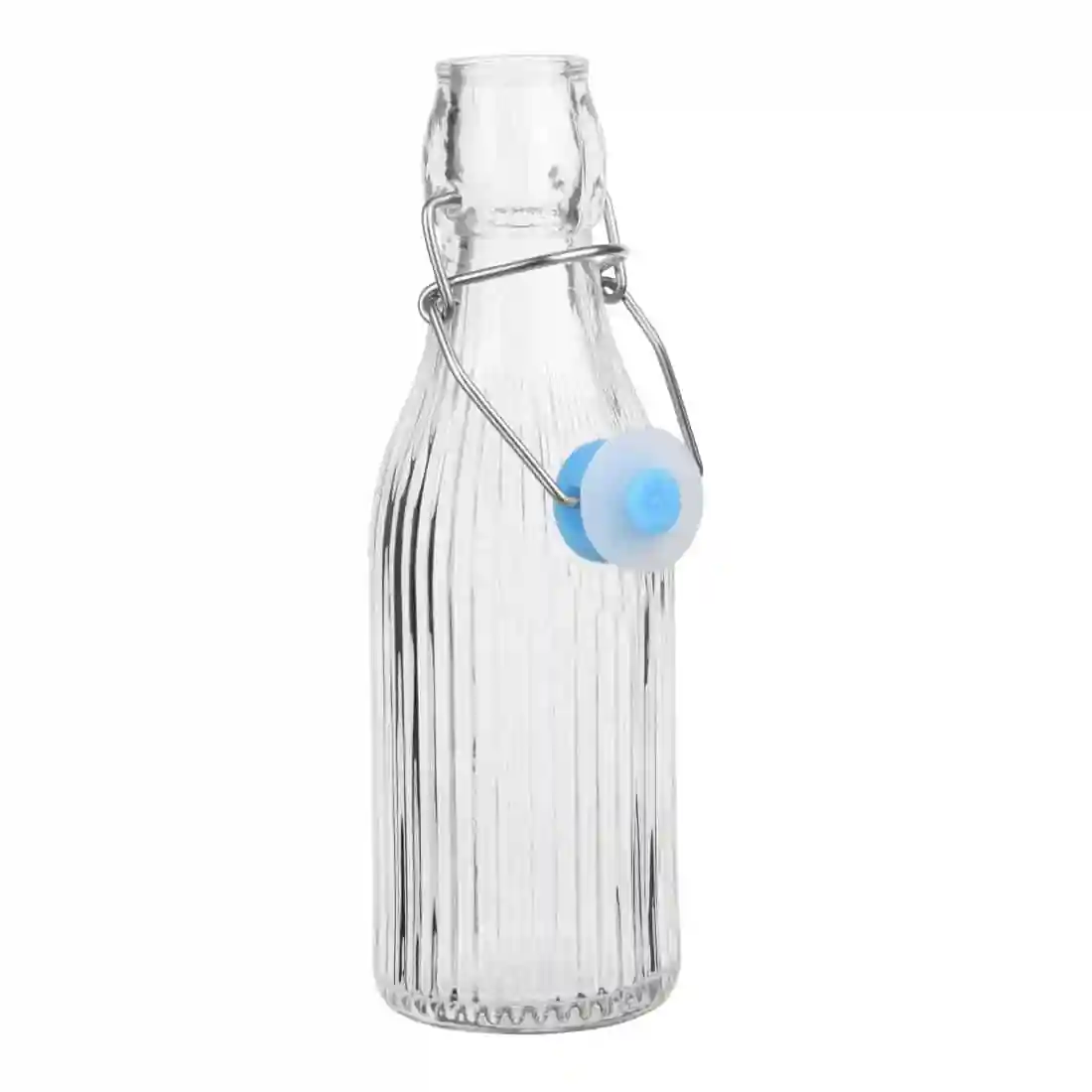 Olympia Ridged Swing Top Water Bottles 200ml (6 Pack) - Image 2