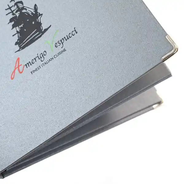 London Buckram Menu Covers