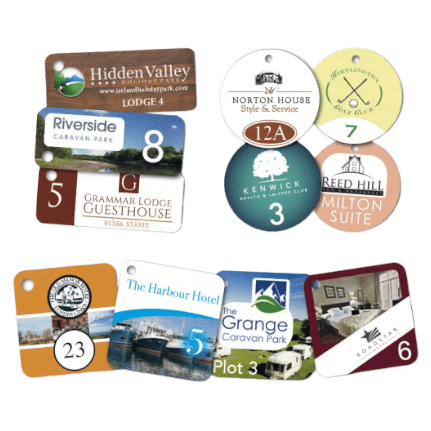 Full Colour Acrylic Photo Key Fobs - Image 1