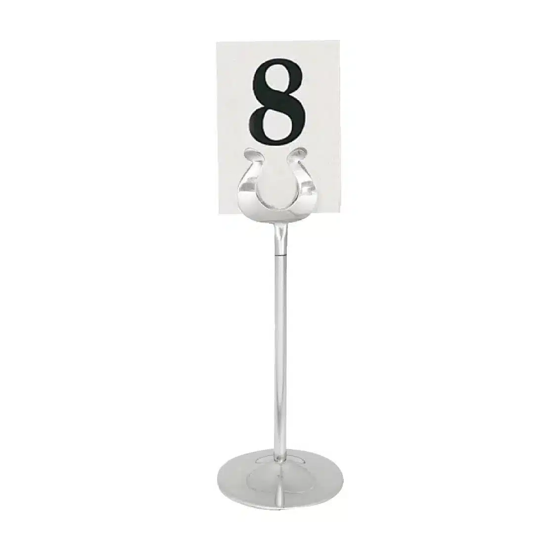 Olympia Stainless Steel Table Number Stand - Image 1
