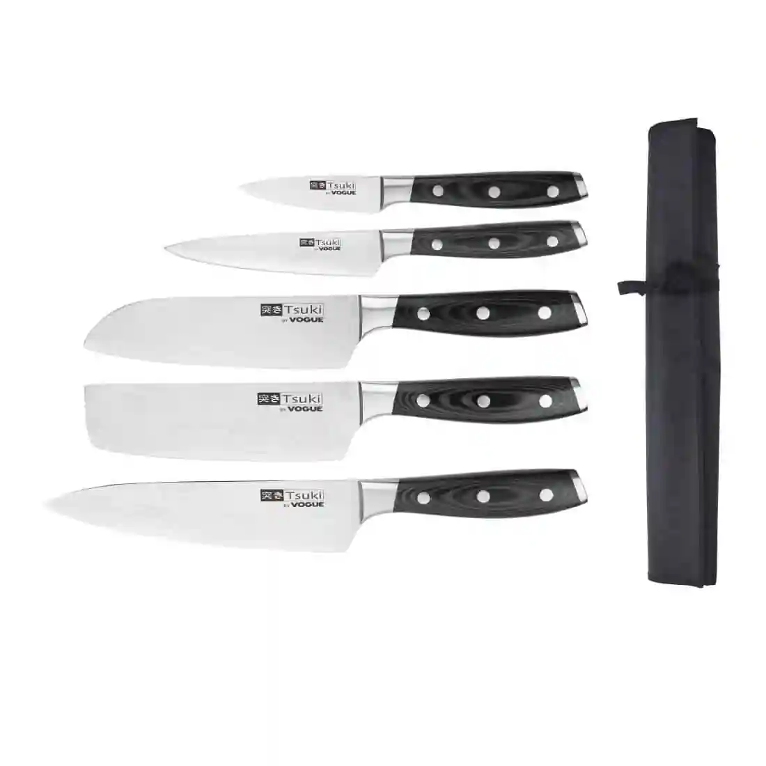Vogue Tsuki 5 Piece Series 7 Knife Set and Wallet - Image 1