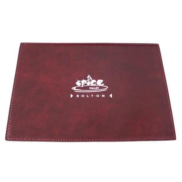 Stitched Hide Placemats and Coasters